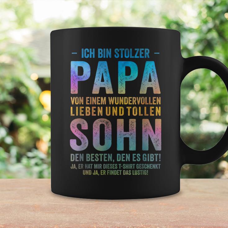 Ich Bin Stolzer Papaon Einem Wundervollen Sohn Tassen Geschenkideen