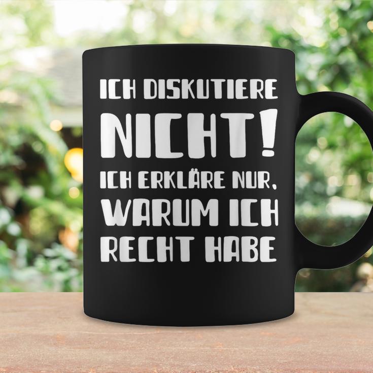 Ich Diskutier Ich Diskutier Nicht Ich Erkläre Nur Warum Tassen Geschenkideen