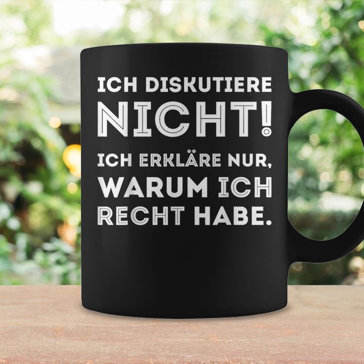 Ich Diskutiere Nicht Erkläre Nur Warum Recht Habe Tassen Geschenkideen