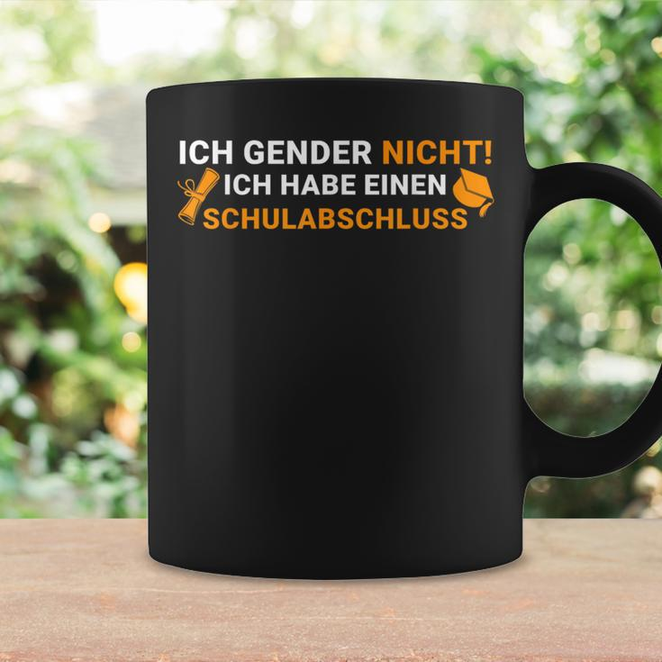 Ich Gender Nicht Ich Habe Einen Schulabschluss Green Tassen Geschenkideen