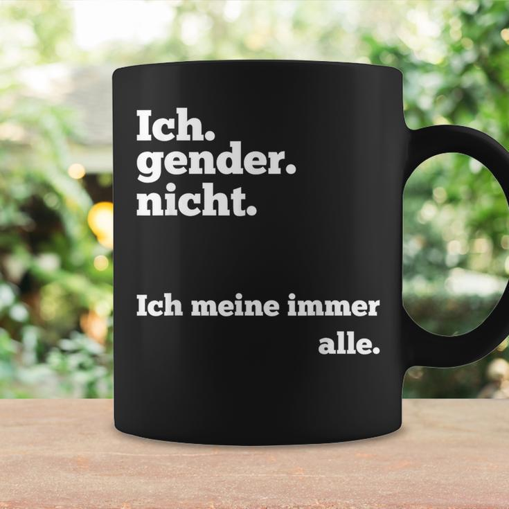 Ich Gender Nicht Ich Meine Immer Alle Gegen Gendern Tassen Geschenkideen