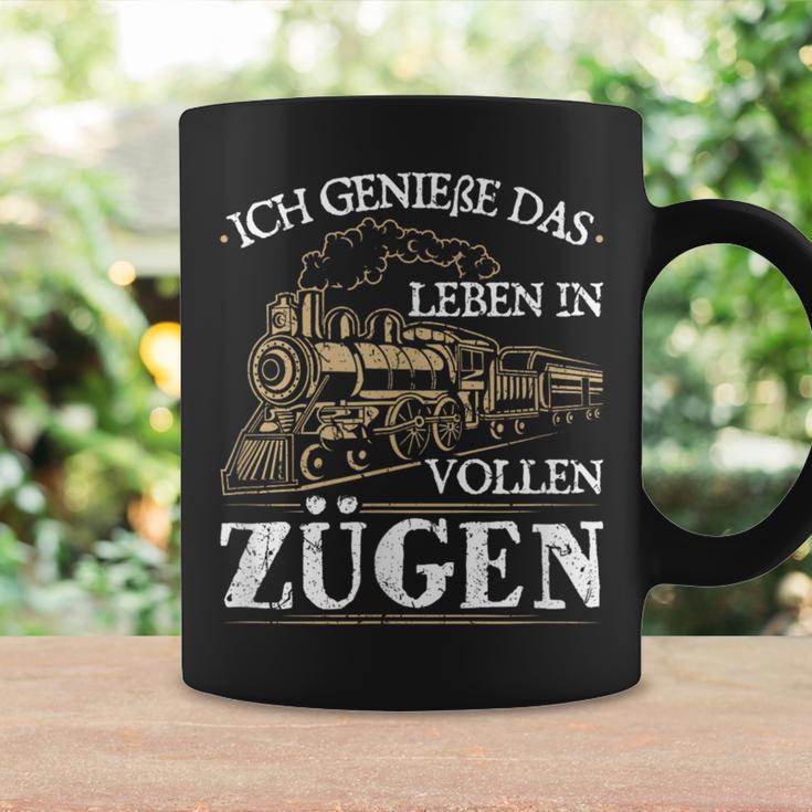 Ich Genieße Das Leben In Vollen Zugen Rahn Lok Commuter Tassen Geschenkideen