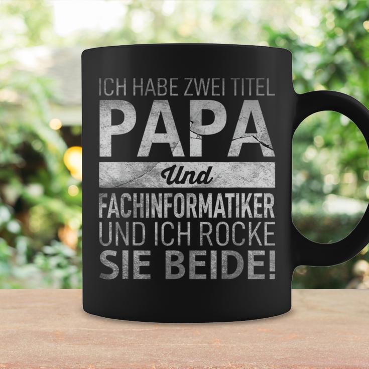 Ich Habe Zwei Titel Papa & Fachinformatiker Geschenk Tassen Geschenkideen