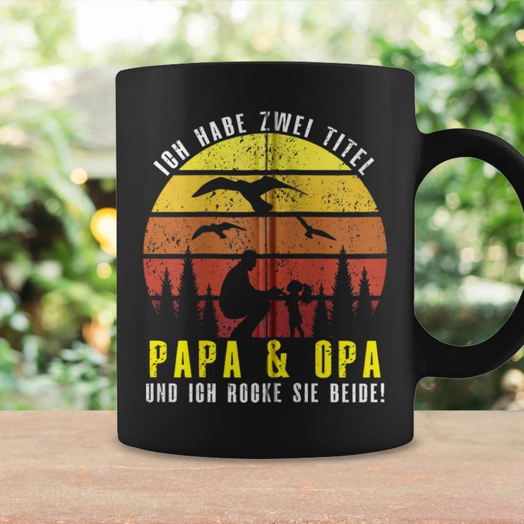 Ich Habe Zwei Titel Papa & Opa Und Ich Rocke Sie Beide Kapuzenjacke Tassen Geschenkideen