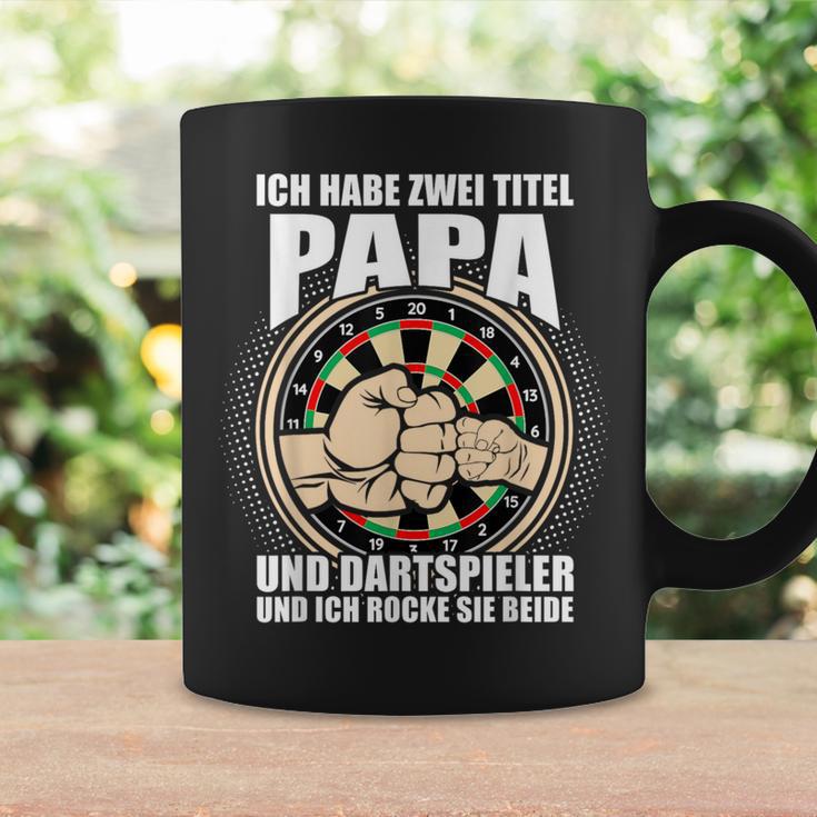 Ich Habe Zwei Titel Papa Und Dartspiel German Tassen Geschenkideen