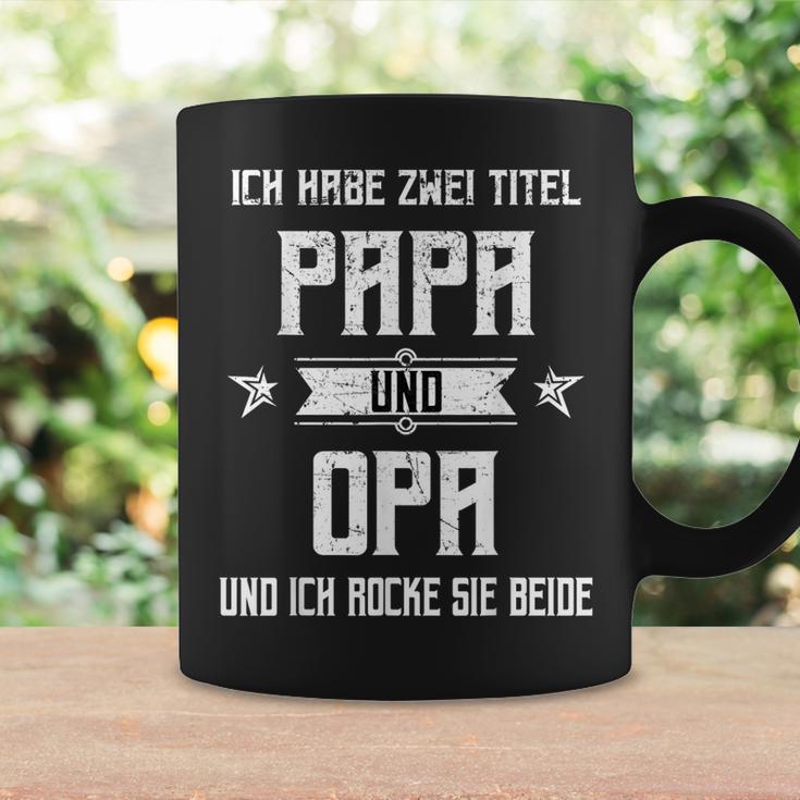 Ich Habe Zwei Titel Papa Und Opa Und Rocke Both Tassen Geschenkideen