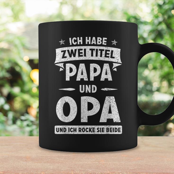 Ich Habe Zwei Titel Papa Und Opa Und Ich Rocke Sie Beide Tassen Geschenkideen