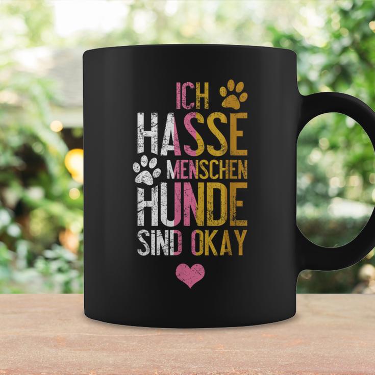 Ich Hasse Menschen Hunde Sind Ok Heart Vintage S Tassen Geschenkideen