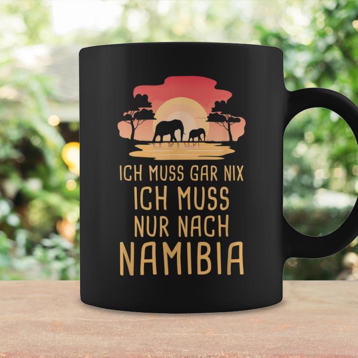 Ich Muss Gar Nix Ich Muss Nur Nach Namibia Africa Safari Tassen Geschenkideen