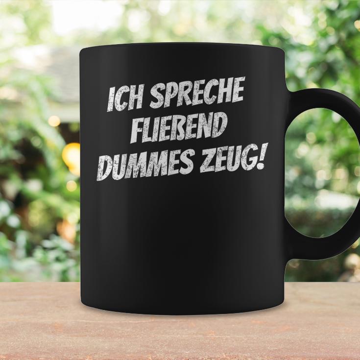 Ich Spee Fluend Dummes Zeug Tassen Geschenkideen