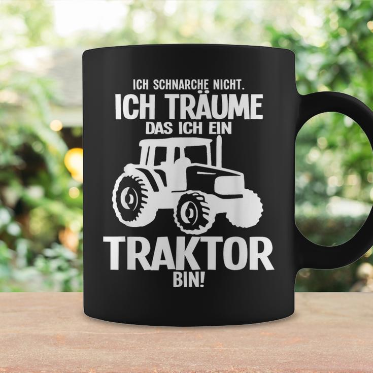 Ich Träume Ich Bin Ein Traktor Farmers Black S Tassen Geschenkideen