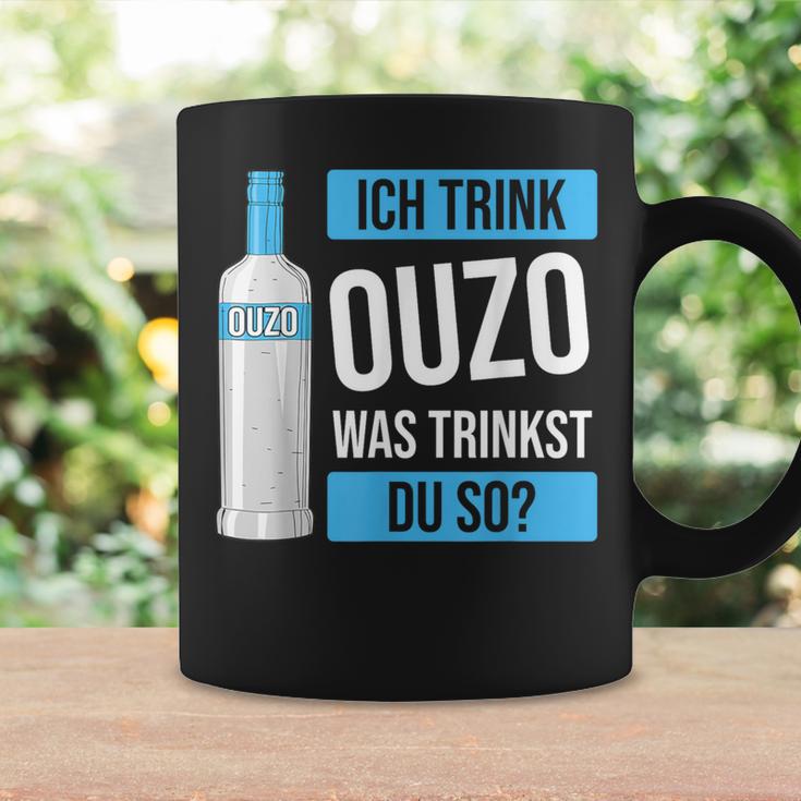 Ich Trink Ouzo Was Trinkst Du So Greece Schnaps Ouzo Tassen Geschenkideen