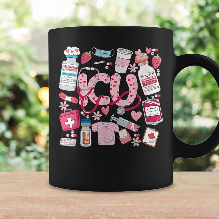 Icu Happy Valentines Day Intensive Care Unit Nurse Life Crew Coffee Mug Gifts ideas