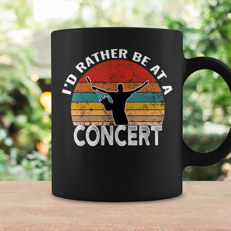 I'd Rather Be At A Concert Music Concert Lover Coffee Mug Gifts ideas