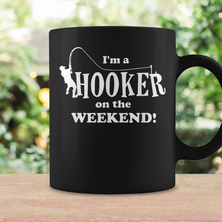 I'm A Hooker On The Weekend Fishing Rod Coffee Mug Gifts ideas