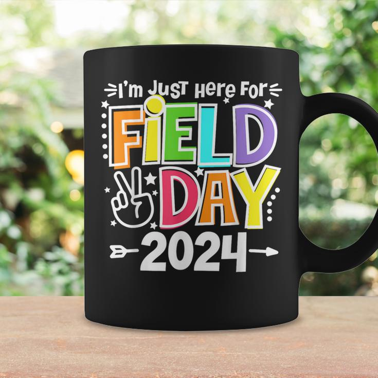 I'm Just Here For Field Day 2024 Fun Day Field Trip Boy Girl Coffee Mug Gifts ideas