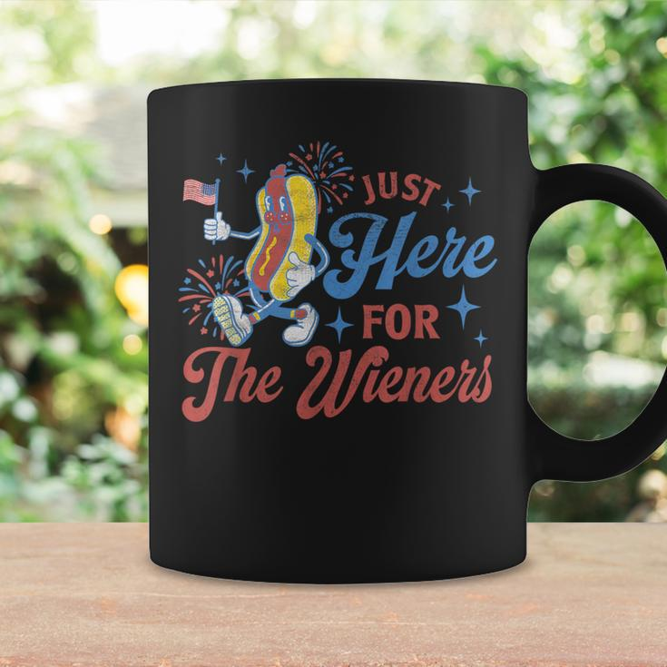 I'm Just Here For The Wieners Patriotic Family Coffee Mug Gifts ideas