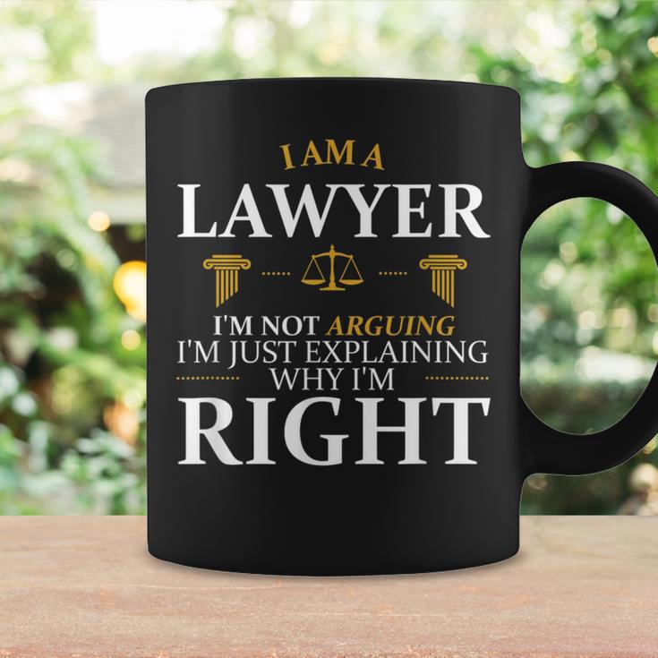 I'm Not Arguing I'm Just Explaining Why I'm Right Lawyer Coffee Mug Gifts ideas