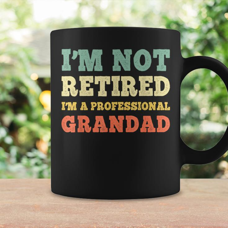 I'm Not Retired Professional Grandad Retirement Vintage Coffee Mug Gifts ideas
