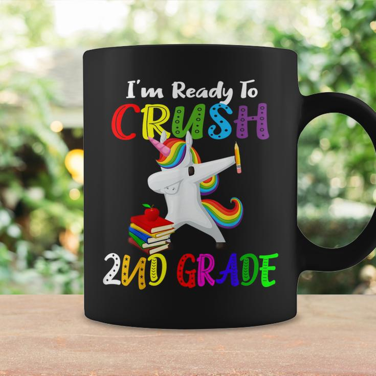 I'm Ready To Crush 2Nd Grade Second Grader Dabbing Unicorn Coffee Mug Gifts ideas