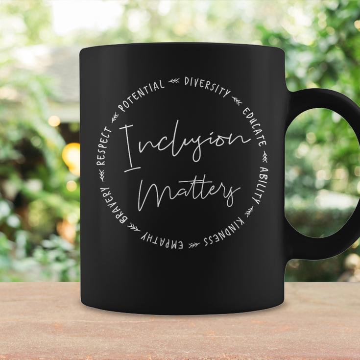 Inclusion Matters With Empathy Bravery Respect Potential Coffee Mug Gifts ideas