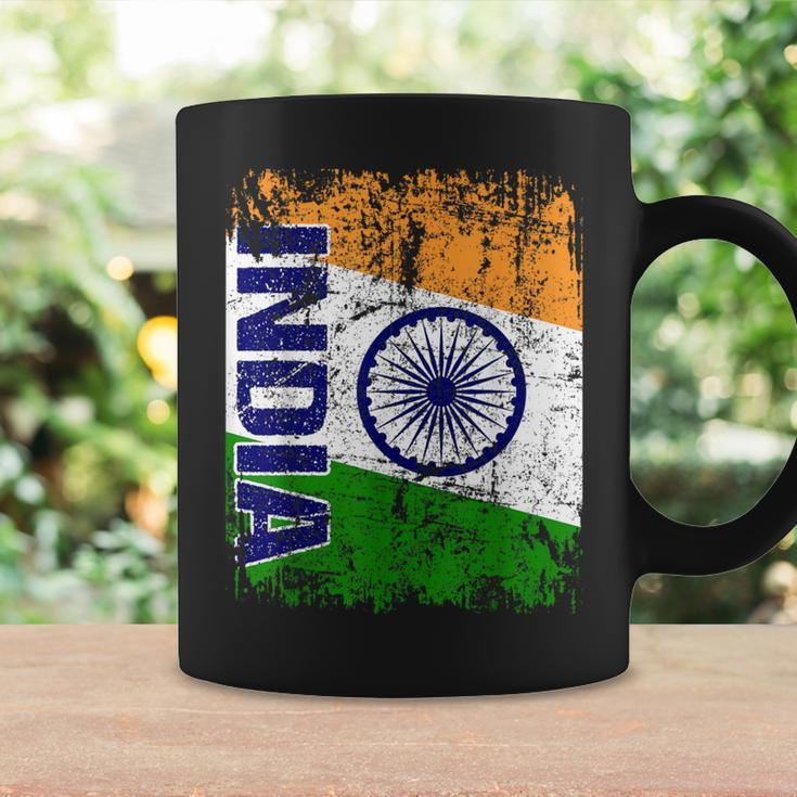India Flag Vintage Distressed Indian Flag India Coffee Mug Gifts ideas