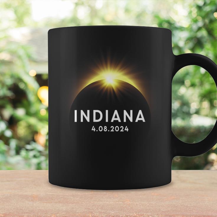 Indiana Total Solar Eclipse 2024 Totality 04082024 America Coffee Mug Gifts ideas