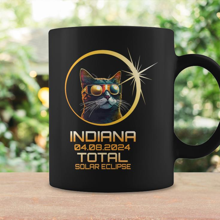 Indiana Total Solar Eclipse Cat Lover Wachers April 8Th 2024 Coffee Mug Gifts ideas