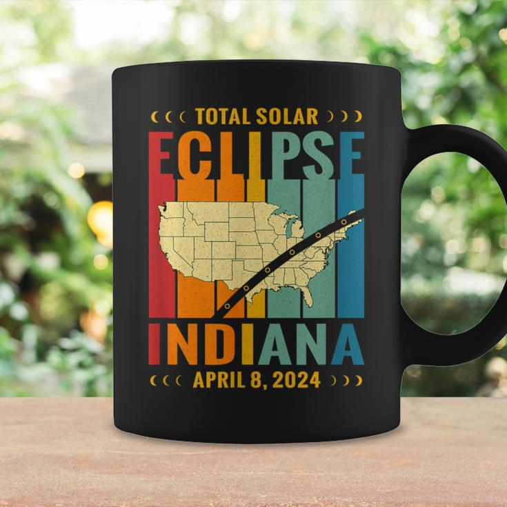 Indiana Vintage Path Of Totality Solar Eclipse April 8 2024 Coffee Mug Gifts ideas