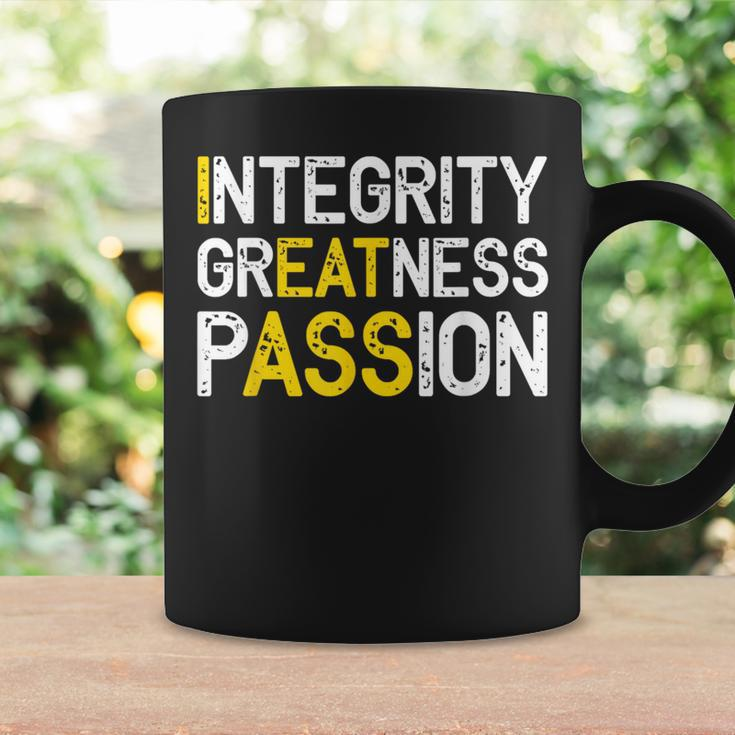 Integrity Greatness Passion Coffee Mug Gifts ideas