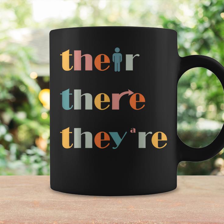 Their There They're English Teacher Grammar Explanation Coffee Mug Gifts ideas