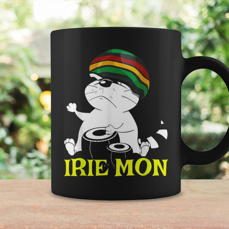 Irie Mon Rasta Cat Carribbean Patois Jamaican Slang Coffee Mug Gifts ideas