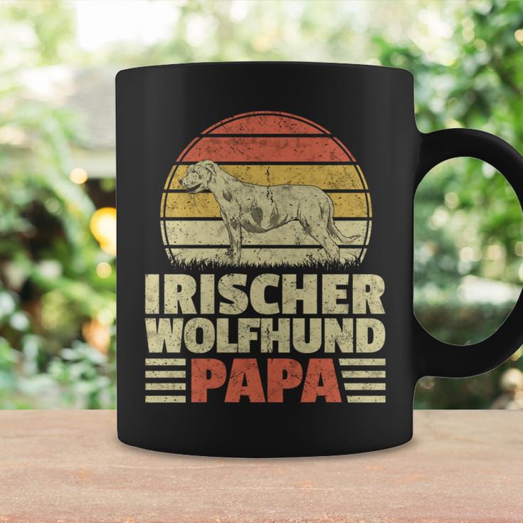 Irischer Wolfshund Papa Irish Wolfhound Windhund Besitzer Tassen Geschenkideen