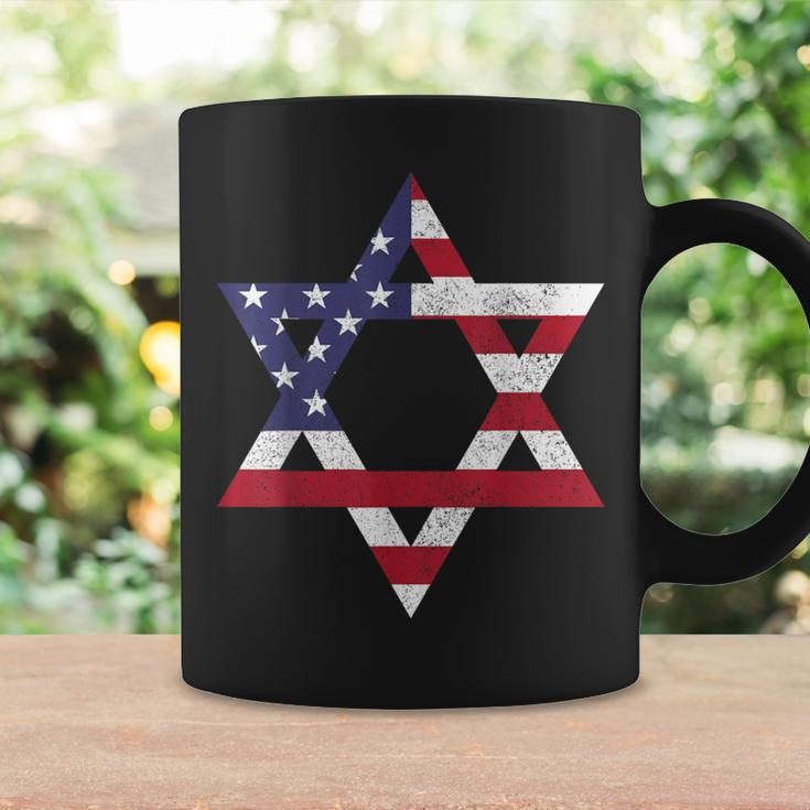 Israel American Flag Star Of David Israelite Jew Jewish Coffee Mug Gifts ideas