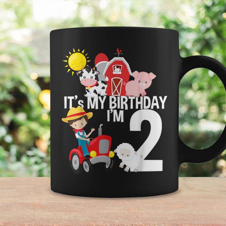 It's My Birthday Farm Theme Birthday 2 Yrs Old Coffee Mug Gifts ideas