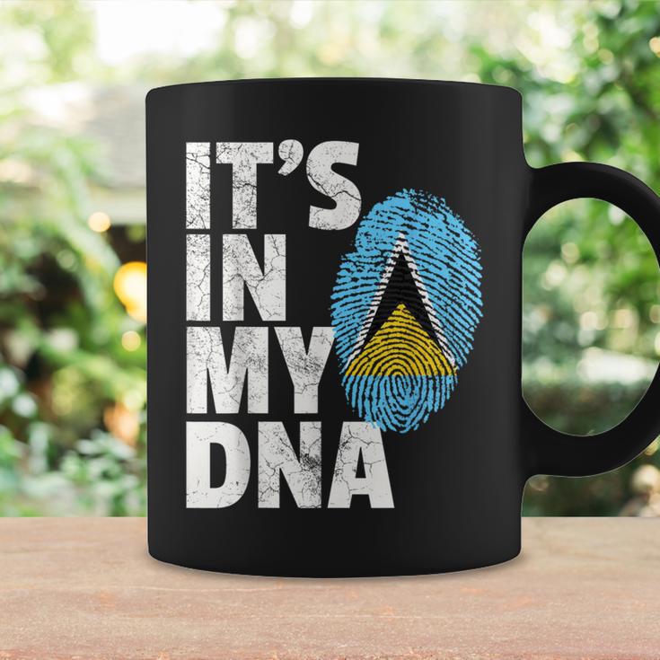 It's In My Dna St Saint Lucia Flag Pride National Country Coffee Mug Gifts ideas