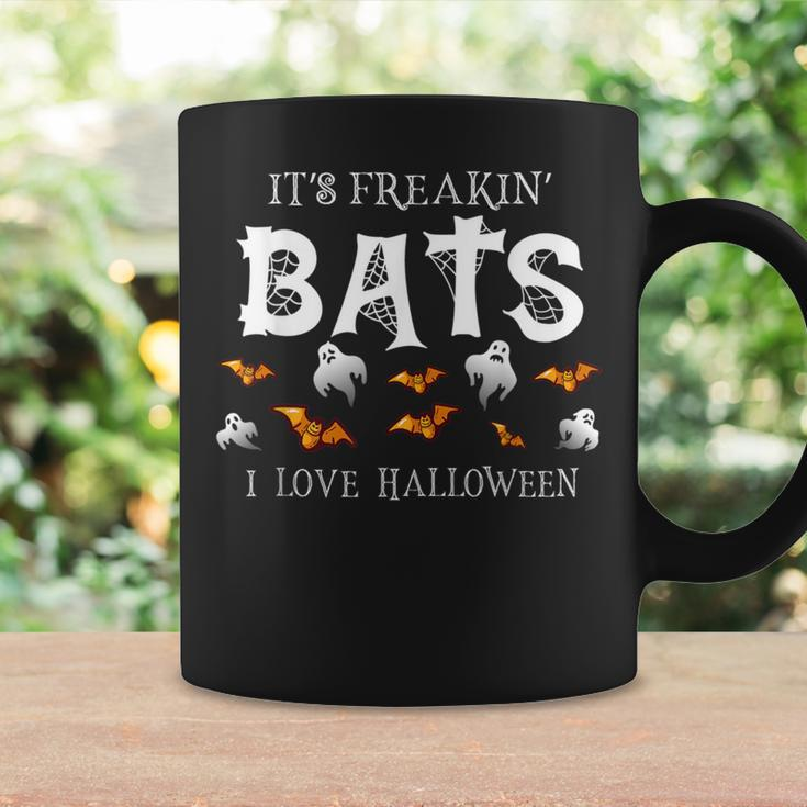 It's Freakin Bats I Love HalloweenQuote Coffee Mug Gifts ideas