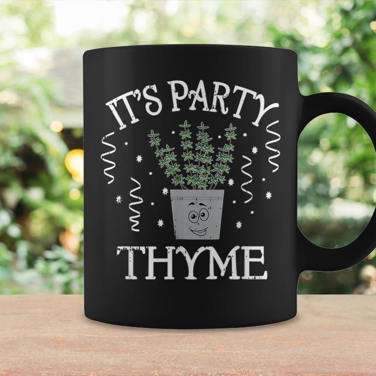 It's Party Thyme Herb Plant Cute Joke Outfit Idea Coffee Mug Gifts ideas