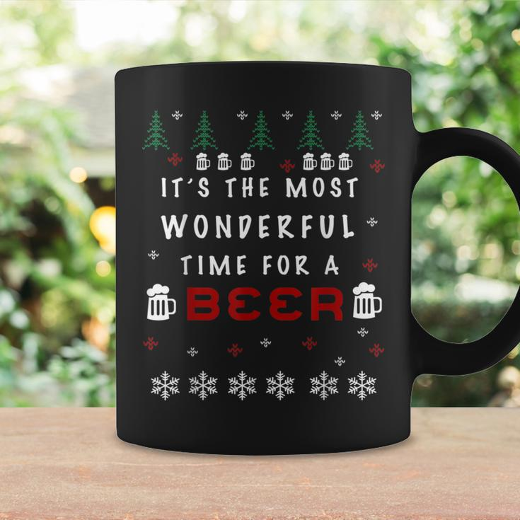 It's The Most Wonderful Time For A Beer Ugly Christmas Coffee Mug Gifts ideas