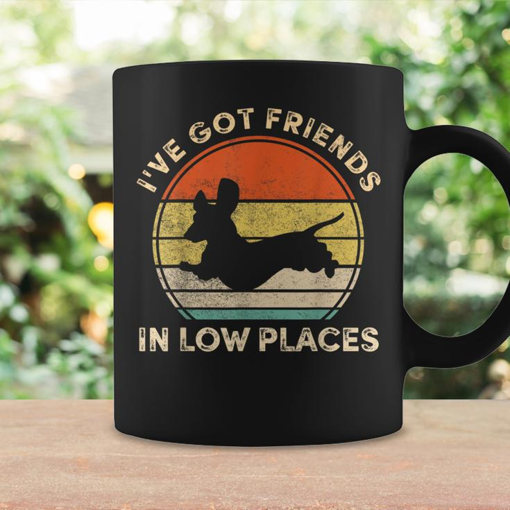 I've Got Friends In Low Places Dachshund Wiener Dog Coffee Mug Gifts ideas