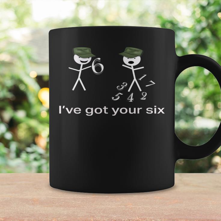 I've Got Your Six Stickman Coffee Mug Gifts ideas