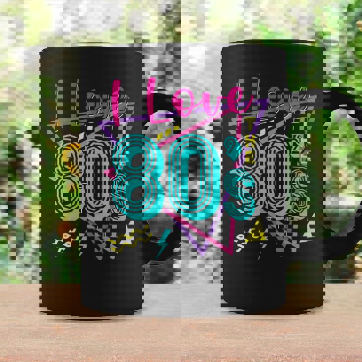 J'aime Les Années 80 I Love The 80S Tasse Idées cadeaux