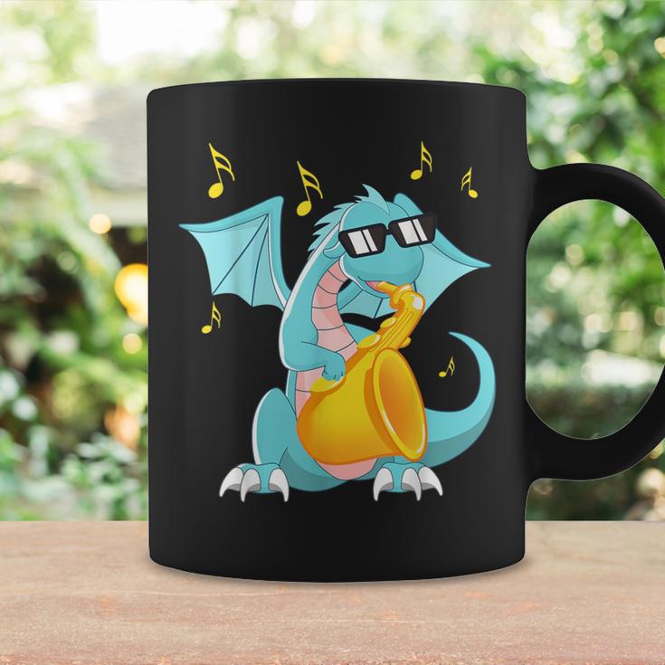 Jazz Music Lover Dragon With Saxophone Coffee Mug Gifts ideas