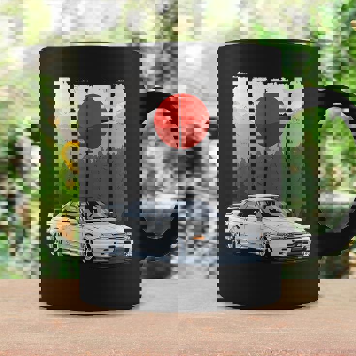 Jdm Skyline R32 Car Tuning Japón Rising Sun Drift Taza de café Ideas de regalos