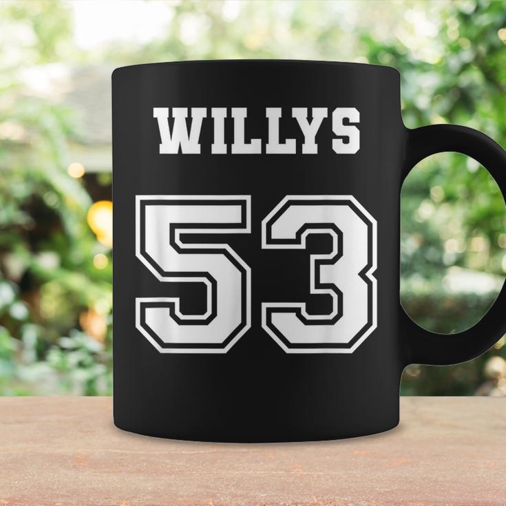 Jersey Style 53 1953 Willys 4X4 Vintage Mb Army Truck Car Coffee Mug Gifts ideas