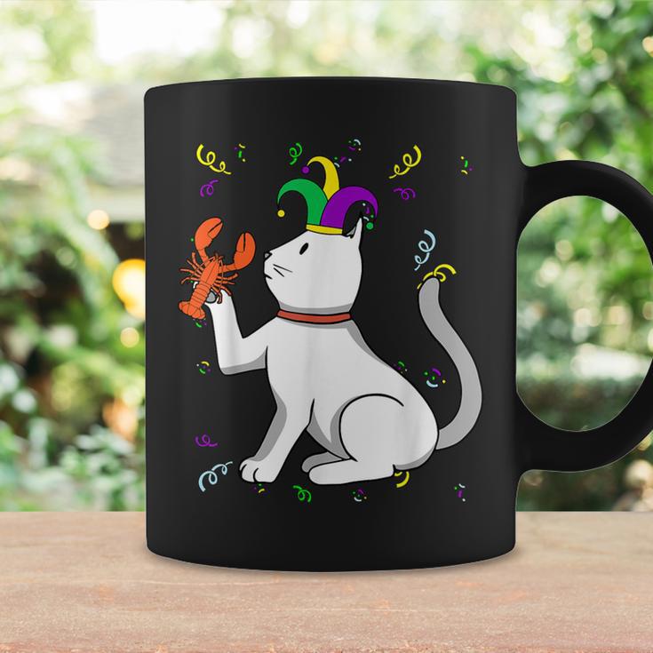 Jester Cat Crawfish Mardi Gras Carnival Masquerade Party Coffee Mug Gifts ideas