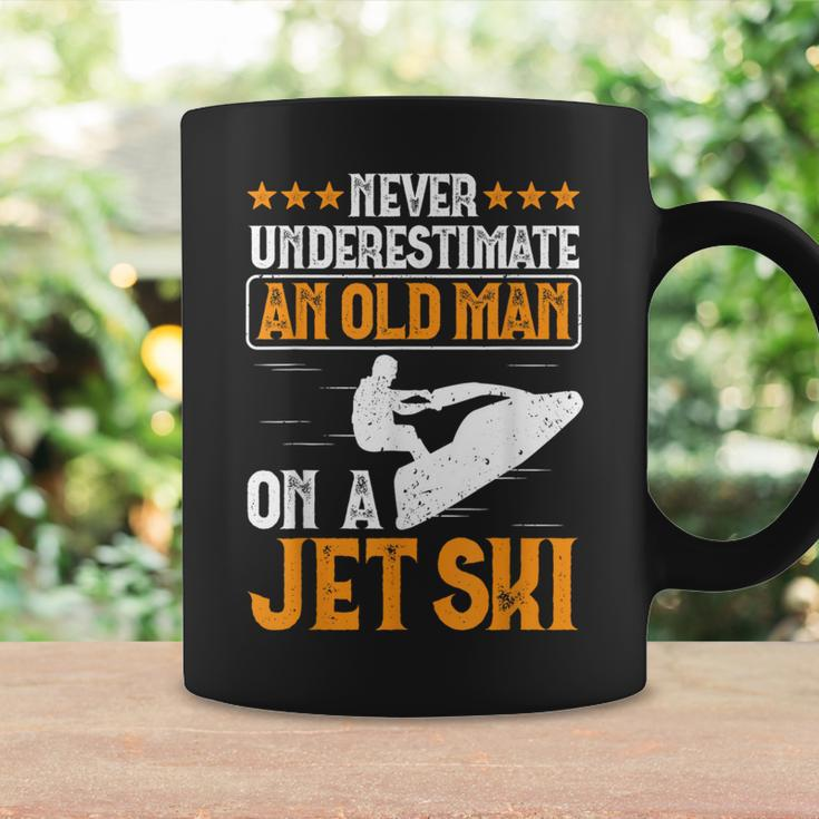 Jet Skiing Never Underestimate An Old Man On A Jet Ski Coffee Mug Gifts ideas