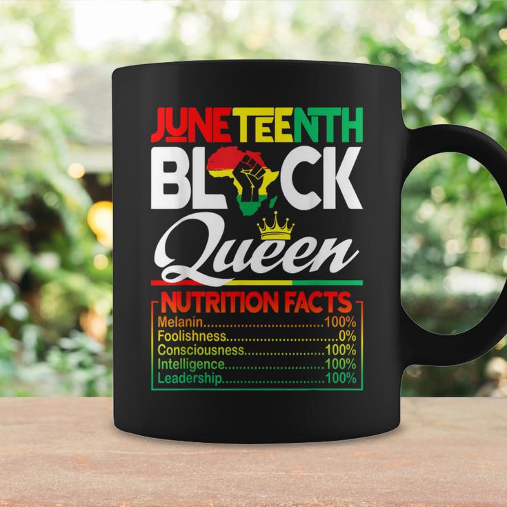 Junenth Black Queen Nutritional Facts Freedom Day Coffee Mug Gifts ideas