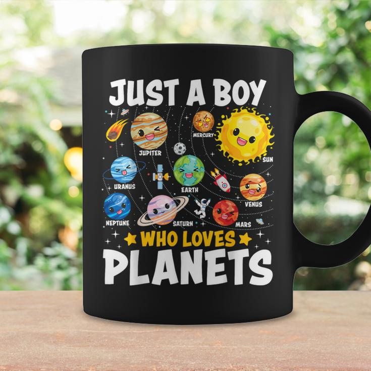 Just A Boy Who Loves Planets Astrology Space Solar Systems Coffee Mug Gifts ideas