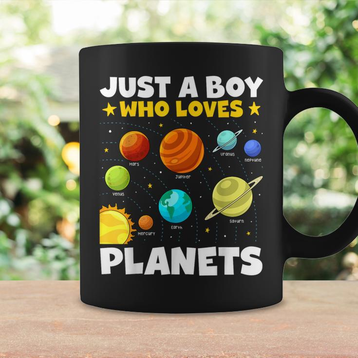Just A Boy Who Loves Planets Solar System Space Science Coffee Mug Gifts ideas